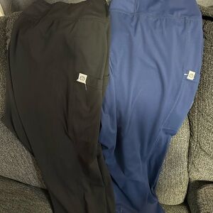 WonderWink Kids Leggings - Black & Navy